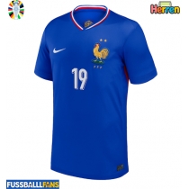 Frankreich Youssouf Fofana #19 Heimtrikot EM 2024 Kurzarm